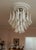 Large White Murano Chandelier For Sale - Image 4 of 11