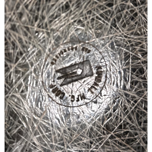 Dark Gray Mid Century Modern Kimball Fiberglass and Iron Bullet Planter on Tripod Stand For Sale - Image 8 of 8