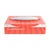 Contemporary Sublime Trellis Salmon Acrylic Candy Catchall Dish, Large For Sale - Image 3 of 9