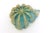 Mid-Century Modern MId Century Modern Barovier E Toso Murano Cordonato d'Oro Turquoise and Gold Aventurine Glass Bowl For Sale - Image 3 of 8