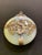 Vintage Jadeite Glass & Gilt Metal Phoenix Pendant / Medallion For Sale In San Francisco - Image 6 of 7