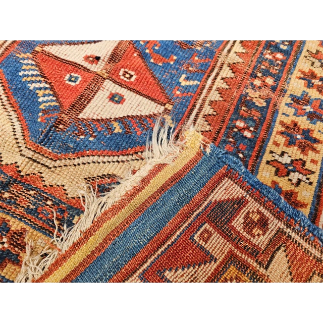 Antique Handwoven Anatolian Village Rug, Wool Prayer Design, 1880s, 4' x 6' For Sale - Image 18 of 18