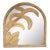 Rattan Palm Tree Mirror by Vivai Del Sud. Italy, 1970s For Sale