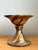 Ceramic Vintage Gilt Striped Ceramic Pedestal For Sale - Image 7 of 12