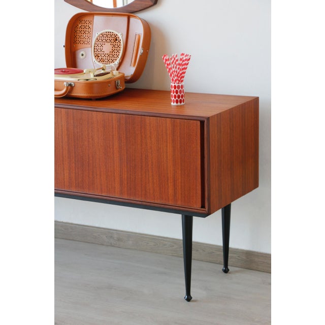 Vintage Vinyl Cabinet in Teak, 1960s For Sale - Image 11 of 18