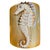 Glass J'adore Les Hippocampes, Bochic Horn Bijoux Cuff For Sale - Image 7 of 18