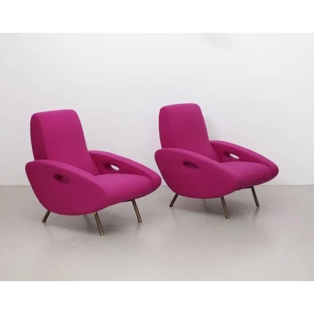 1950s Sofa and Armchair Set by Maurice Mourra Freres, 1950s, Set of 3 For Sale - Image 5 of 9