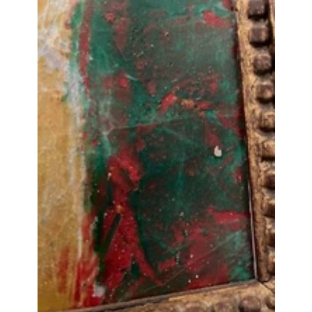 Textile Vintage Sacha Tébo Signed Encaustic Nude Portrait Painting, 1968, Haitian Modernist For Sale - Image 7 of 11