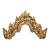 19th C Burmese Gilt Wood Temple Panel For Sale