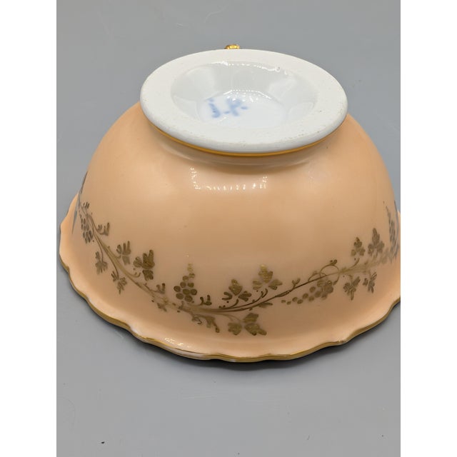 Ceramic 19th Century Jacob Petit French Porcelain Cup & Saucer Floral Design For Sale - Image 7 of 12