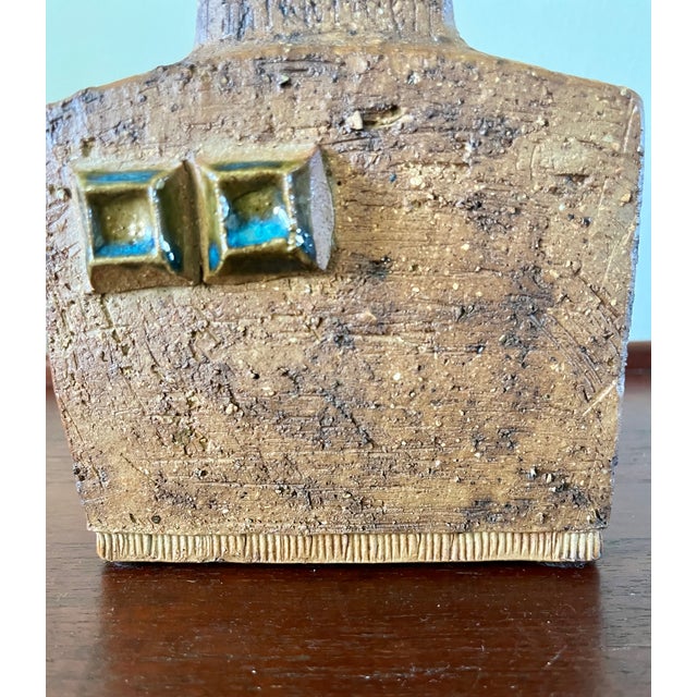 1960s Curt M. Addin for Glumslöv, Vase in Partially Glazed Stoneware For Sale In New York - Image 6 of 7