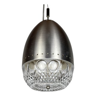 Mid-Century Modern Italian Glass Pendant Lamp, 1960s For Sale