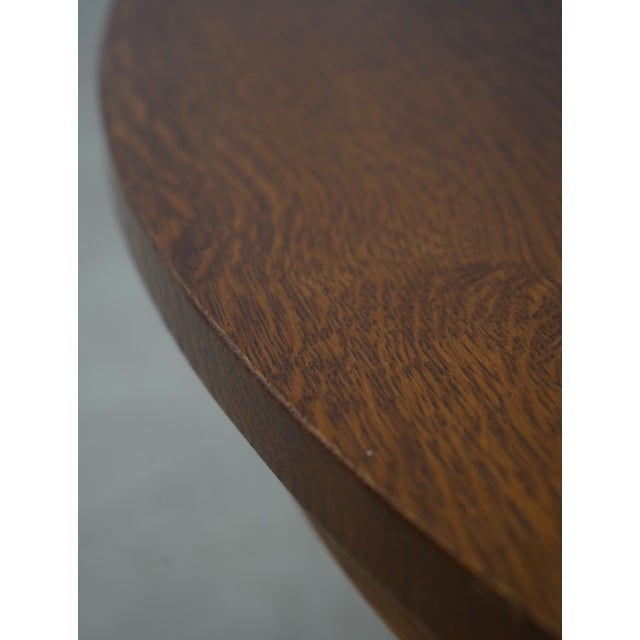 Stickley Mission Oak Split Pedestal Dining Table For Sale In Philadelphia - Image 6 of 18