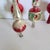 Traditional Vintage Set of 4 Christmas Tree Toppers Red, Silver For Sale - Image 3 of 6