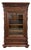 Antique French Renaissance Revival Bookcase Cabinet Side Doors Oak C. 1880s For Sale