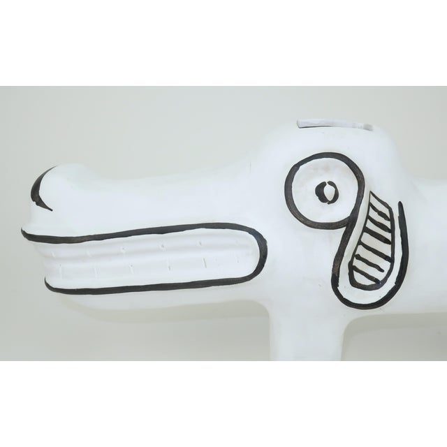 Ceramic Spot the Dog Ceramic Vase by Xiang Yang for Currey & Company For Sale - Image 7 of 11