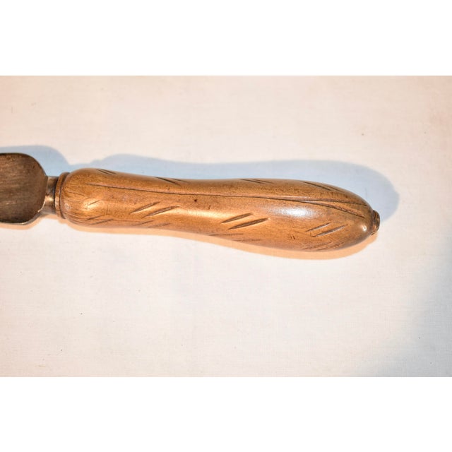 19th Century Hand-Carved Bread Knife For Sale - Image 4 of 6