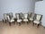 Wood Art Deco Dining Chairs in Lacquer & Alcantara, Paris, 1930, Set of 10 For Sale - Image 7 of 18