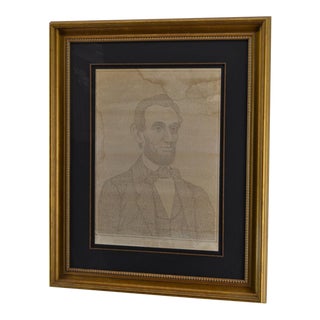 1868 Framed Engraving of the Life of Abraham Lincoln - Real For Sale