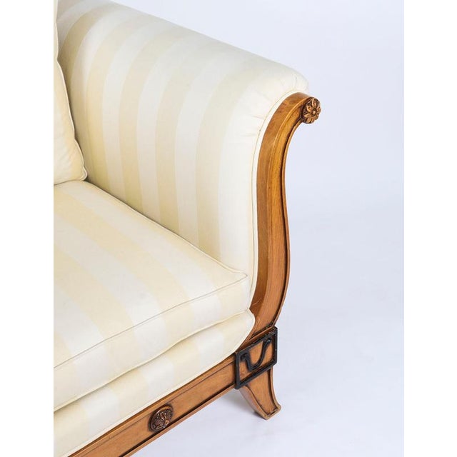 Vintage Biedermeier Revival Birchwood Armchairs from Fratelli Boffi, 20th Century, Set of 2 For Sale - Image 10 of 18