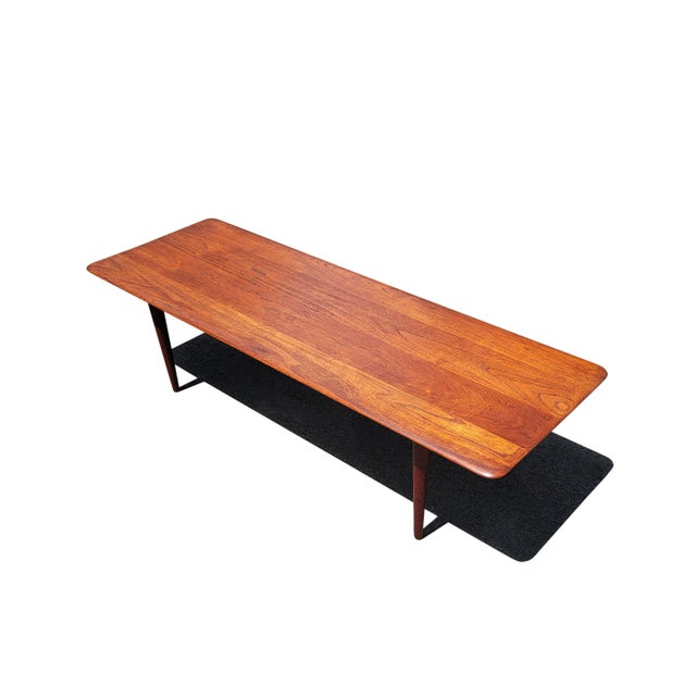 1960s 1960s Danish Mid Century Modern Coffee Table by Peter Hvidt & Orla Mølgaard-Nielsen For Sale - Image 5 of 12