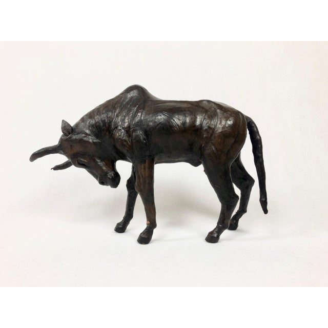 Vintage Papier Mâché Buffalo Figure, 1970s For Sale - Image 9 of 15