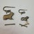 Vintage Brass Lion and Dog Puzzle Padlocks With Keys Figural Trick Locks For Sale - Image 4 of 13
