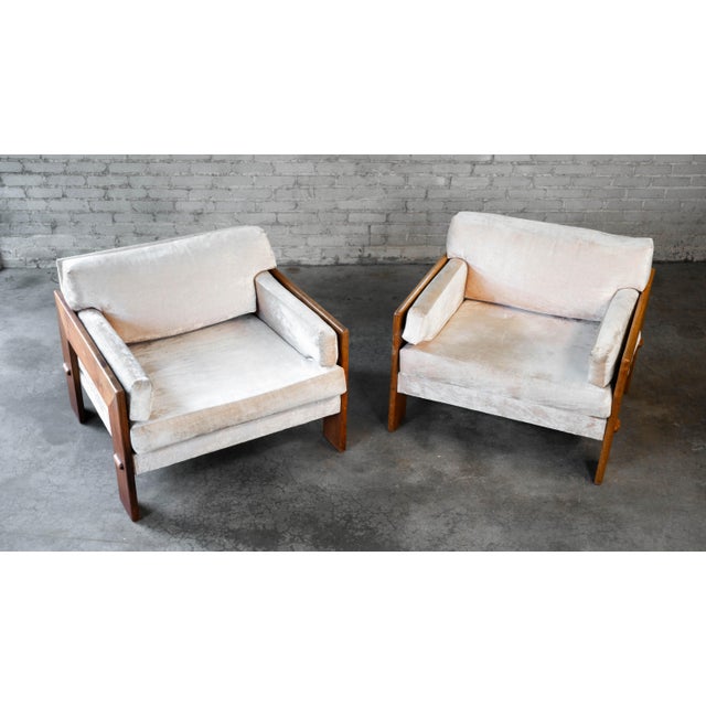 1960s Attributed to Adrian Pearsall for Craft Associates Lounge Chairs - A Pair For Sale - Image 9 of 18