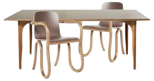 Kolho Original Rectangular Dining Table and Chairs by Made By Choice, Set of 3