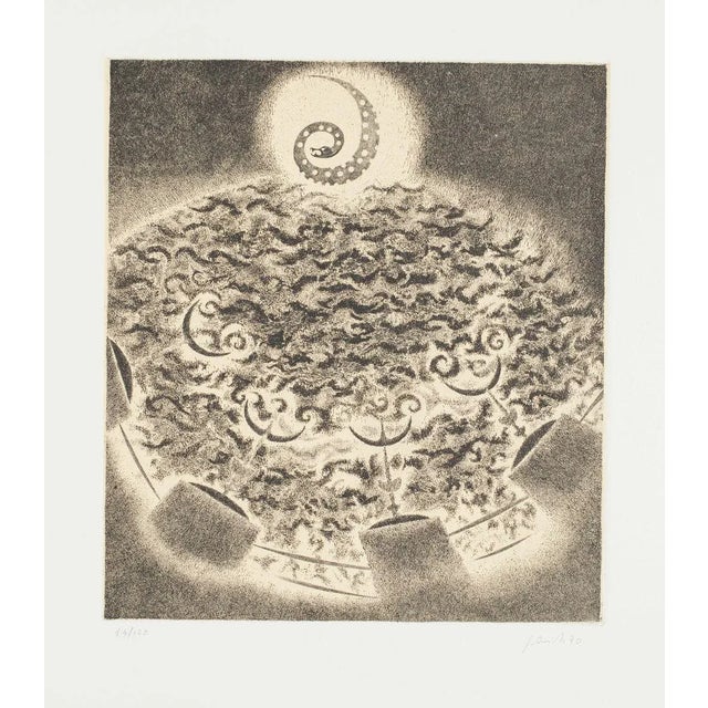 Spiral - Original Etching by Edo Janich - 1970s 1970s For Sale - Image 4 of 4