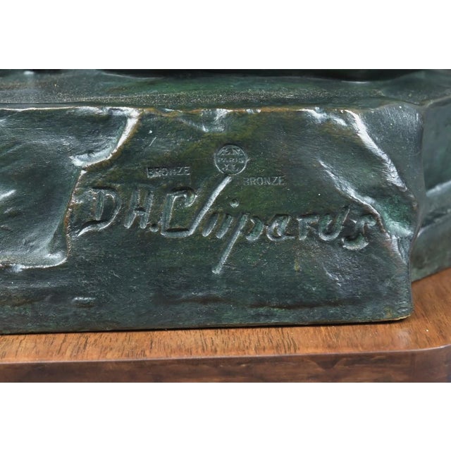 Chiparus, Sculpture The Thinker, 1890s, Bronze For Sale - Image 17 of 18