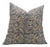 Fabdivine Floral Block Print Pillow Cover 20x20 Inch Duck Canvas-Kamal Dutta For Sale