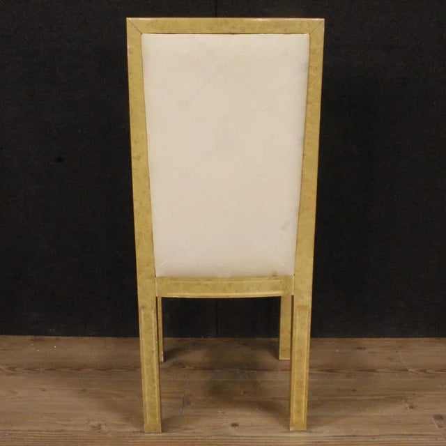 Italian Lacquered and Painted Chairs, 1970s, Set of 8 For Sale - Image 6 of 13