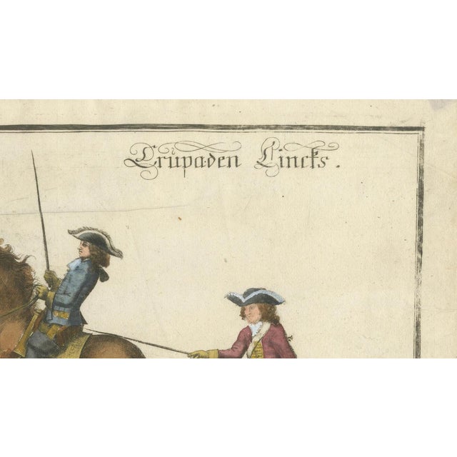 William Cavendish, Levade Horse Training, 1700s, Engraving For Sale - Image 10 of 12