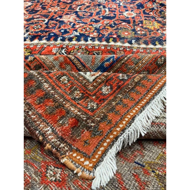 Traditional 1910s Antique Persian Malayer Area Rug 10'0" X 20'0" For Sale - Image 3 of 13