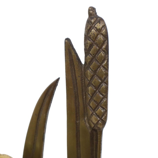 Mid-Century Modern Brass Heron Figurine, 1950s For Sale - Image 10 of 16