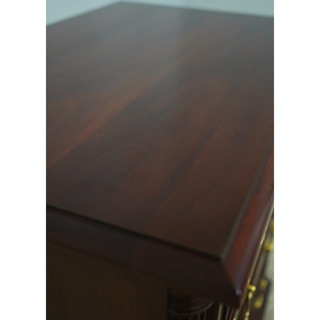 Pair of Henkel Harris Model 116 Cherry Nightstands For Sale - Image 10 of 18