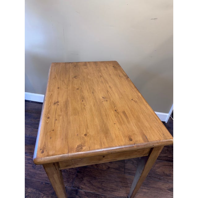 19th Century Pine Hall Table / Desk For Sale In Nashville - Image 6 of 12