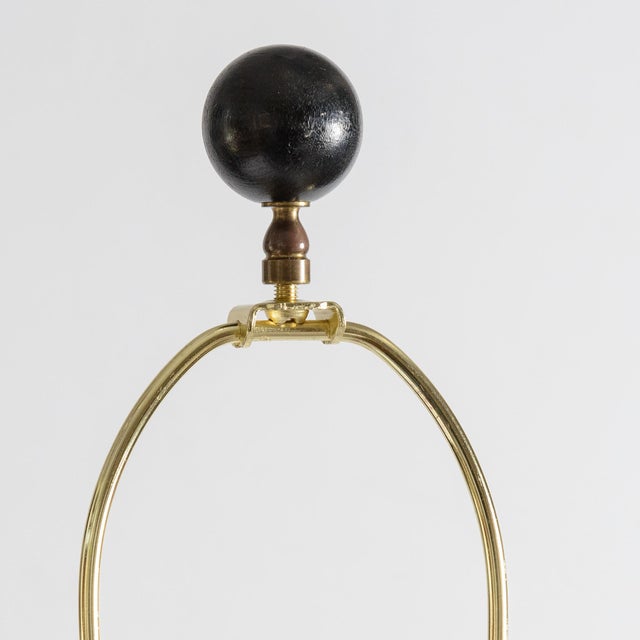 1960s French Hollywood Regency Brass Gallery Bouillotte Table Floor Lamp For Sale - Image 13 of 14