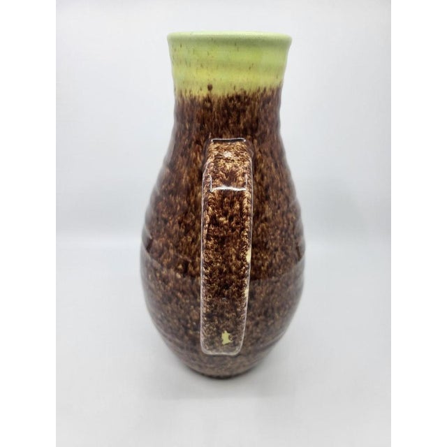 Mid-Century Modern Vintage Pitcher in Glazed Ceramic from Poterie d'Accolay, France, 1970s For Sale - Image 3 of 14