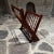 Wood Sculptural Teakwood Folding Magazine Rack in Jens Quistgaard Style, 1960s For Sale - Image 7 of 11