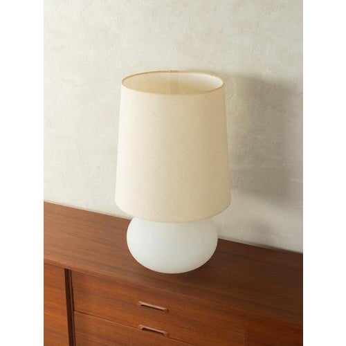 Table Lamp in Opal Glass by Heinz Josef Ohm for Glashütte Limburg, 1970s For Sale - Image 5 of 12