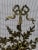 Antique French Art Nouveau Brass Firescreen With Floral & Ribbon Bouquet For Sale - Image 12 of 12