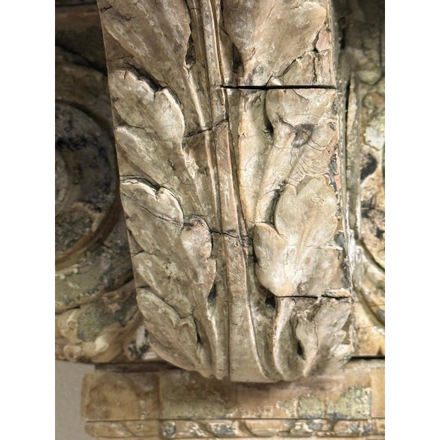 Early 20th Century Italian Neoclassical Console Table With Granite Top For Sale - Image 9 of 17