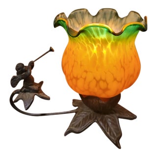 Vintage Art Art Nouveau Lamp For Sale