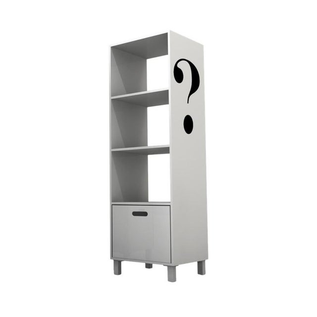 Metal Simbolo Stripes Bookshelf in Powder-Coated Aluminum by Altreforme For Sale - Image 7 of 8