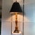 1970s Artist Signed Mid-Century Modern Hand-Turned Marquetry Wood Lamp For Sale - Image 9 of 12