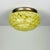 Art Deco Yellow Glass Ceiling Lamp, 1950s For Sale - Image 4 of 13