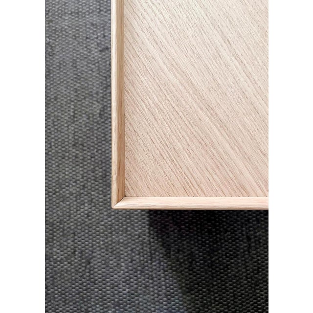 Ecke Coffee Tables in Oak by Hagar Abiri, Set of 2 For Sale - Image 6 of 18