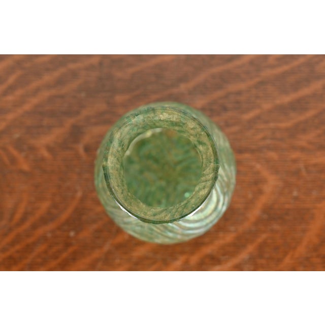 Early 20th Century Loetz Art Nouveau Oceanik Iridescent Art Glass Vase For Sale - Image 5 of 10